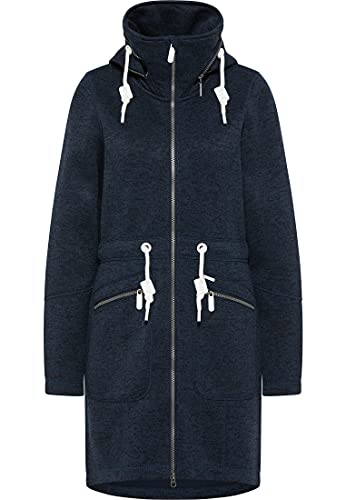Manteau polaire tricoté femme pour ne plus frissonner dehors en hiver