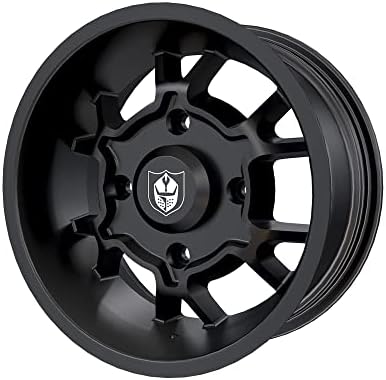 Polaris Pro Armor 1523184-458 Matte Black 15X7 Cyclone Wheel Kine...