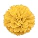 Yellow Tissue Paper Pom Pom, 16-Inch