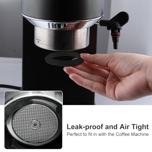 Miniatura 2 de Yaflug 2 Piezas De Junta Para Delonghi Dedica, Junta De Silicona Para Cafeteras Delongh, Compatible Con Ec680, Ec685, Ec785, Ec885, Ec850, Ec860 Negro, A