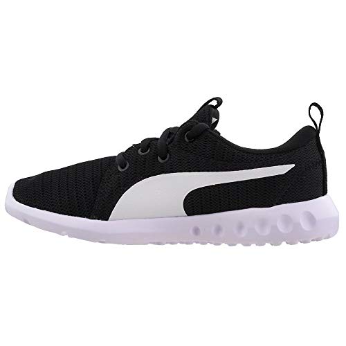 PUMA PUMA Unisex Kid's Carson 2 Sneakers, Black-White, 1.5 M US Little Kid