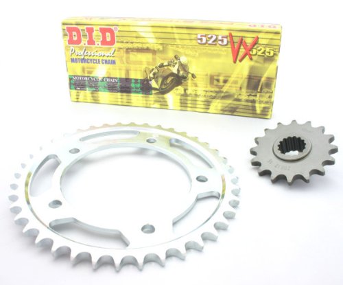 Kettensatz XRV 750 Africa Twin, 1993-2003, DID X-Ring extra verstärkt gold