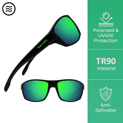 NEVEN Nightcrawlers Men’s Polarized Sunglasses - Sleek, Rectangle UV Protection Shades -Sport Sunglasses for Hunting, Hiking.3