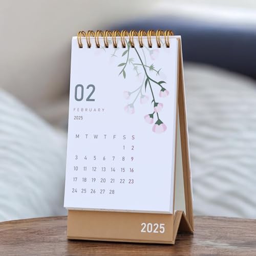 2025 Desk Calendar - Standing Flip 2025 Desktop Calendar with Thick Paper Size : 6 x 4 inch for Office,School,Family (multicolor) 4 41XUDgPWiQL