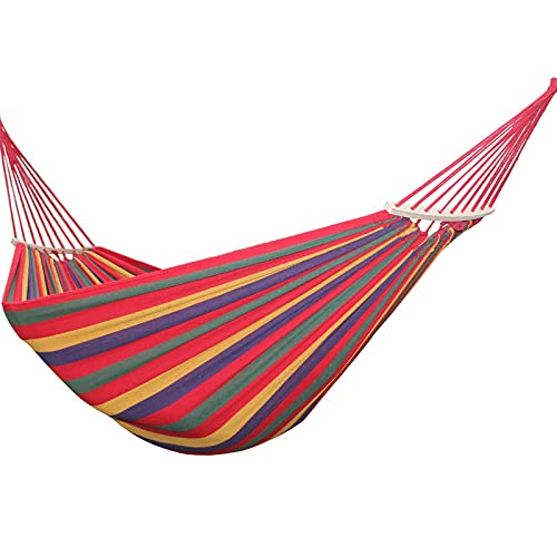 Guagll Outdoor Double Canvas Hammock Garden Hammock Chair Dorm Swing 2 Person 450 Pounds #TOP5