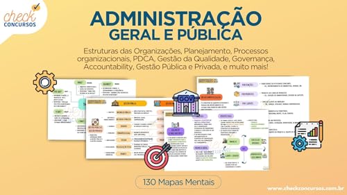 Mapas mentais de Administração Geral e Pública (Mapas Mentais par...
