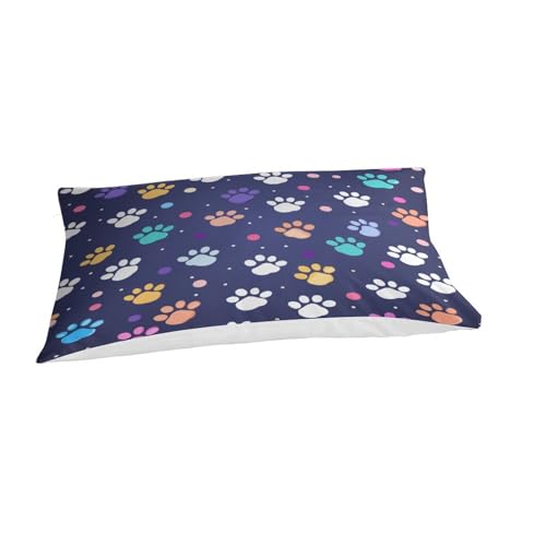 Funda nórdica de perro para cama individual infantil que transforma el dormitorio con color neón 6