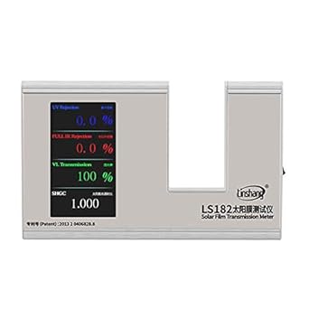 LS182 SHGC Window Energy Meter with UV Full IR Visible Light Transmittance Solar Heat Gain Coefficient with Six Results