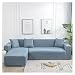 YQJYMFZ Pokrowiec na sofę kanapę, salon sypialnia narożna sofa pokrowiec pełna sofa ręcznik rozciągliwy pokrowiec na sofę typ L 1/2/3/4-osobowy spandex (rozmiar: 4-osobowy 235-300 cm)