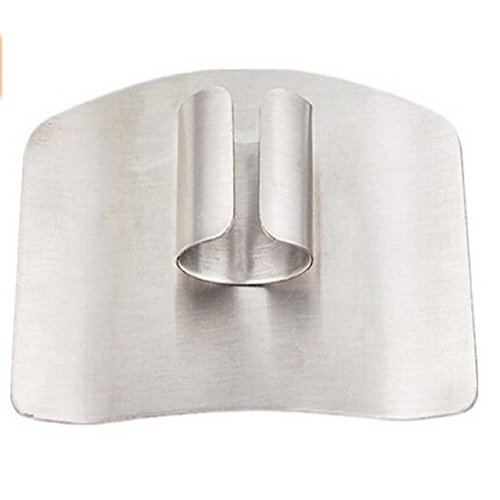Woreach Convenient Style Kitchen Tool Finger Guard Stainless Steel Finger Protector Avoid Hurting When Slicing and Dicing