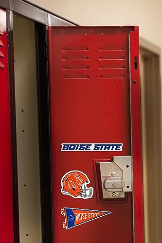 Image of Boise State University 8ct Vinyl Large Deluxe Stickers Variety Pack - Laptop, Water Bottle, Scrapbooking, Tablet, Skateboard, Indoor /Outdoor - Set of 8