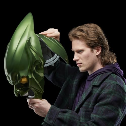 Marvel Legends Series Green Goblin Premium Roleplay Helmet, Spider-Man: No Way Home Adult Collectible Roleplay Gear2