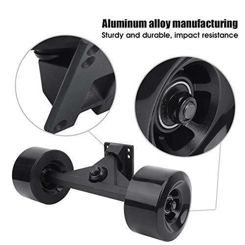 Caminhão de skate com roda, motor elétrico de cubo de skate, 28x11cm Caminhão de skate Robusto Duráv