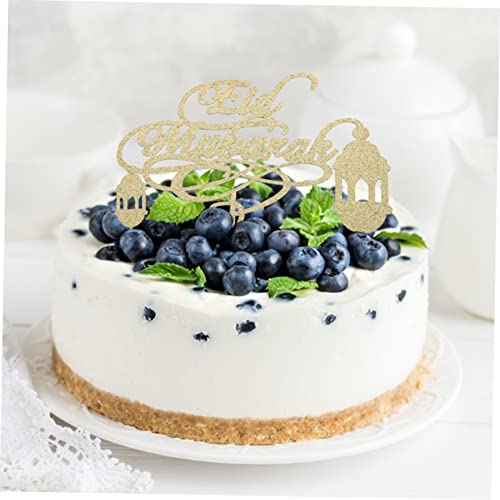Totority 30 Pçs Cartão Ramadan Decoração Do Oriente Médio Decoração De Frutas Bolo De Frutas Palheta