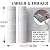 Oxdigi Peel and Stick Vinyl Flooring 2 Rolls 23"x 393"/128 Sq.Ft, Self Adhesive Vinyl Floor Tiles Wood Plank Flooring Waterproof Wear-Resistant for Any Room, Easy DIY Floor Coverings, White-Washed