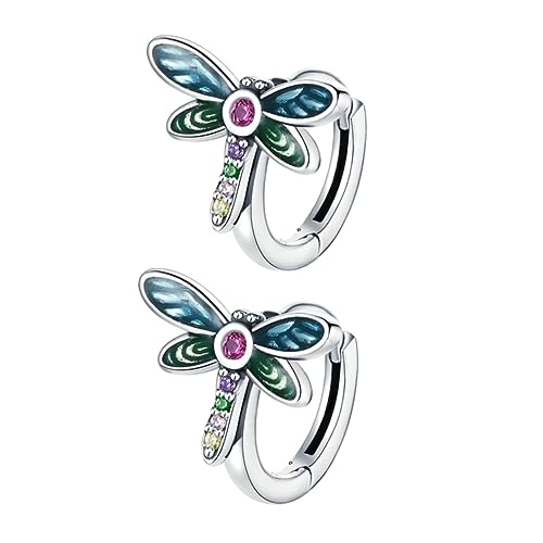 Boucles oreilles libellule anti irritation pour fille Beavorty