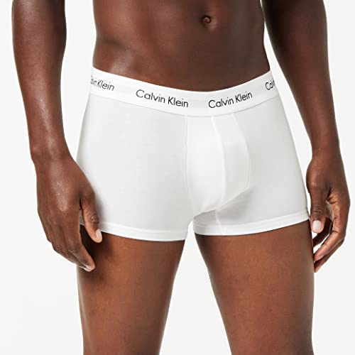 Calvin Klein Low Rise Trunk 3pk Boxer, Bianco, L