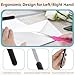 4 Pack Multicolor Letter Openers,Stainless Steel Envelope Opener Slitter,Mail Opener Knife,Letter Opener Envelope Slitter,Paper Knife,Sharp Letter Opener,Perfect for Office,Home and School Use