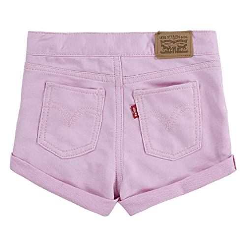 Levi's Baby Girls' Denim Shorty Shorts, Rose Shadow, 6M #TOP1