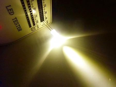 Amazon Co Jp F5mm砲弾型led 電球色ウォームホワイト 50個セット 自作基盤 電子工作 ルームランプ ツバ付き ゴールド ｄｉｙ ｍｃｄ 暖白色 ホーム キッチン