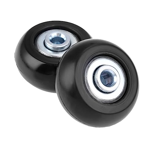 2Pcs Luggage Suitcase Wheels Rubber Sliding Practical Axles Replacement Casters Luggage Wheel Universal Travel Flexible Suitcase(70x22 mm)3