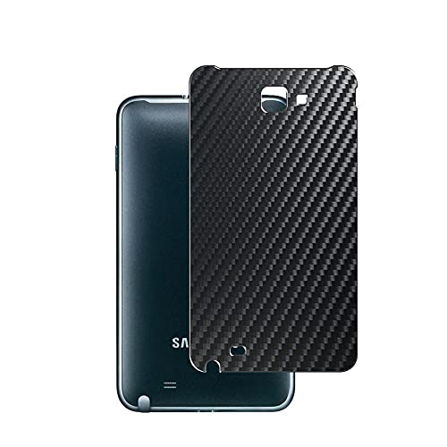 Vaxson 2 Unidades Protector de pantalla Posterior, compatible con docomo GALAXY Note SC 05D Samsung GT N7000, Película Protectora Espalda Skin Cover   Fibra de Carbono Negro