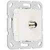 Gira 569703 MJ RJ45 Cat 6A 10 GB, SAT F genderhanger inzetstuk, zuiver wit