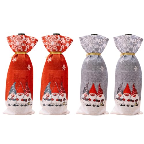 Bolsa navideña para botellas de vino: el envoltorio ideal de Papá Noel para regalar estas fiestas