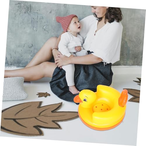 Siège gonflable bébé en forme de canard pour les repas et le bain - 6
