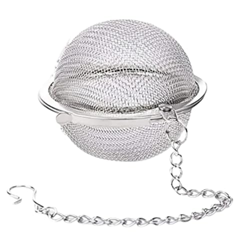 Bola de té de malla, filtro de acero inoxidable esfera, colador de malla fina para matcha café cocina viajes trabajo cocina cóctel
