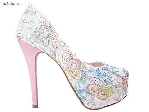 Sapato Feminino Scarpin Meia Pata Salto Alto (37)