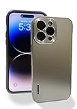 Metal Protective Armor case for iPhone 14 Pro 6.1 inch, Magnetic, Shockproof, Slim Fit, Anti Fingerp