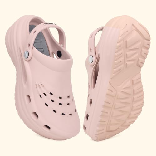 Image of YOHO High Heel Clogs for Women | Waterproof Monsoon Footwear & Rainy Sandals | Lightweight Cushioned Chappal