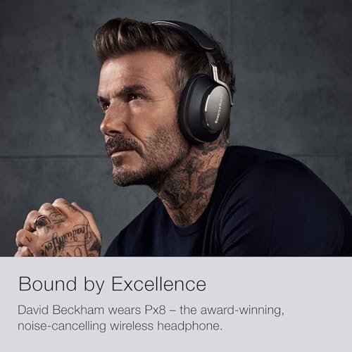 Image of Bowers & Wilkins Limited Edition Px8 Over-Ear Bluetooth Headphones, Advanced Active Noise Cancellation Wireless Headphones, Luxurious Materials, 30-Hr Battery Life, 15-Min Charging, Royal Burgundy