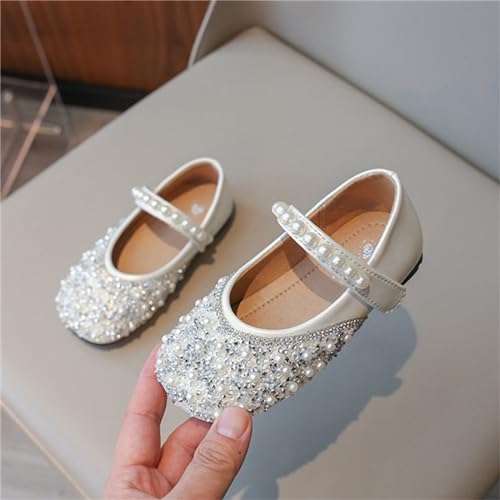 girl sandal size 3 Cute Bow Mary Jane Shoes Ballerina With Satin Ankle Tie For Wedding Birthday Party2