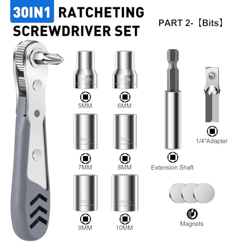 TUXIYA 30in1 Right Angle Screwdriver