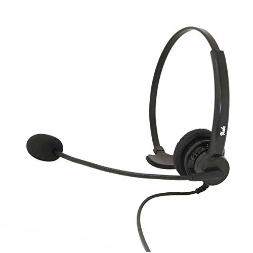 Visbr Professional Noise Canceling Call Center Headset For Office Phones | Compatible With Telephones Have Rj9 Headset Jack | Rotatable Microphone Boom #TOP6