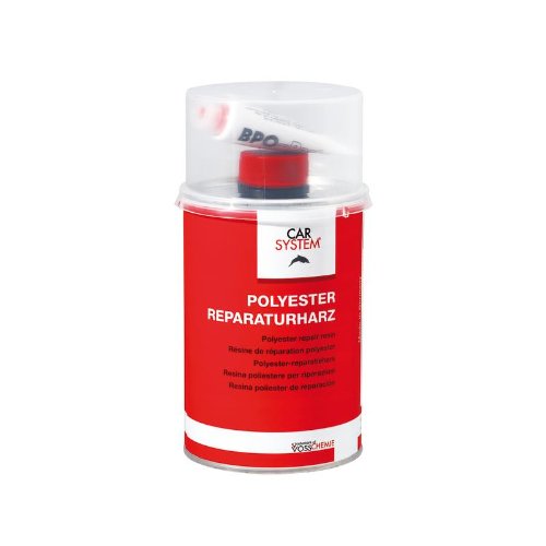 Résine polyester Car Système 1,0 kg pour stopper la rouille et boucher les trous
