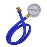 TOGEVAL Exhaust Back Pressure Tester mit Präzisem Manometer und Schlauch Kompatibel für Kfz Abgasprüfung Abgassystem diagnose und Exakte Verstopfungsanalyse