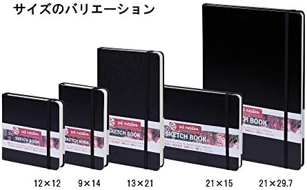 Talens Art Creation Sketchbook 80 Sheets, 21 cm x 14.8 cm, Black