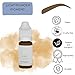 All in Beauty Permanent Makeup Professional Brow Pigment, High Retention Eyebrows Pigment, Ombre brows and Microblading supplies pigment, Vegan PMU Pigment for use with Machine (10ml). (Light Powder)