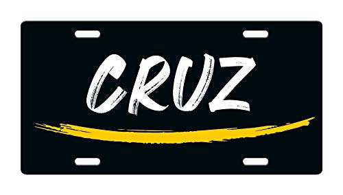 Makoroni - Cruz Male and Boys Name Des#1 Aluminum Car License Plate