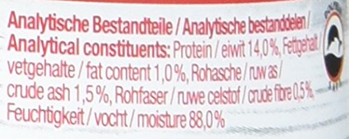 GimDog Pure Delight Thunfisch mit Rind - Proteinreicher Hundesnack mit zartem Fisch in köstlichem Gelee - 12 Dosen (12 x 85 g)