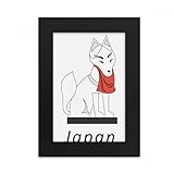 Clasificación: Marco DIYthinker Japonés Famoso Fox Escritorio Marco de la Foto Local Arte Negro Pintura 5X7 Pulgadas