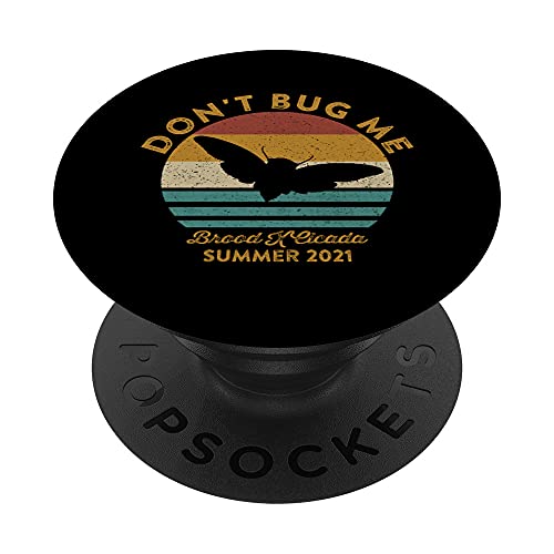 Funny Insect Pun Don't Bug Me Cría X Cicadas Periódicas PopSockets PopGrip Intercambiable