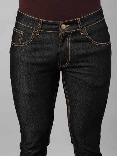 Image of Allen Cooper Slim Mid Rise Stretchable Denim Jeans for Men
