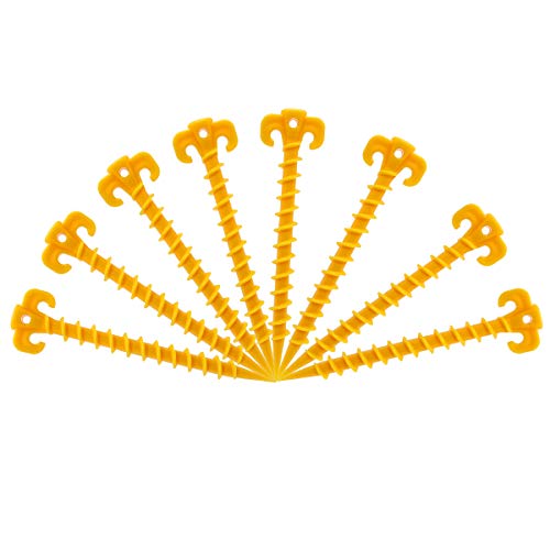 Schraubhering Zeltheringe Heringe 20 cm 8 Stück