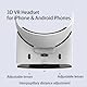 VR SHINECON 3D-VR-Headset für iPhone und Android-Handys – Virtual-Reality-Brillenset, kompatibel mit iPhone und Android mit 4,7–6,7 Zoll (11,9–17 cm)
