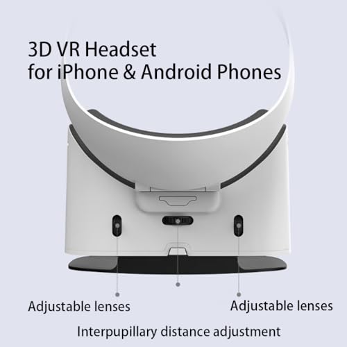 VR SHINECON 3D VR Headset for iPhone & Android Phones - Virtual Reality Goggles Set| Compatible 4.7-6.7 inch iPhone & Android - Image 5