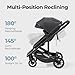 newyoo Infant Stroller, Nestro 516M, Convertible Baby Strollers with Reversible Seat & Cup Holder, Coches para Bebes, 2-in-1 Rear-Facing Pram, Black